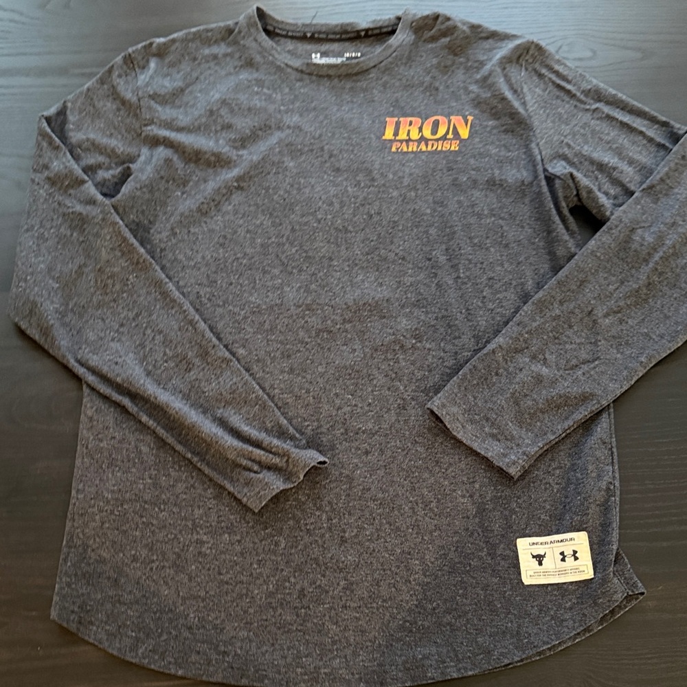Under Armour Iron Paradise Dark Gray Long Sleeve Tee